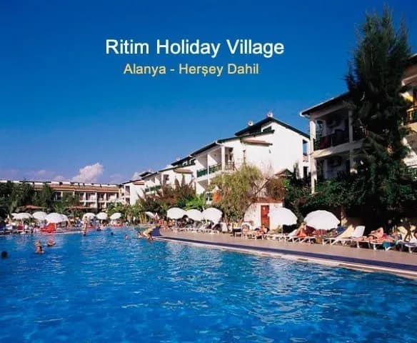 Ritim Holiday Club'ın havuzu ve bahçesi, tanıtım görseli