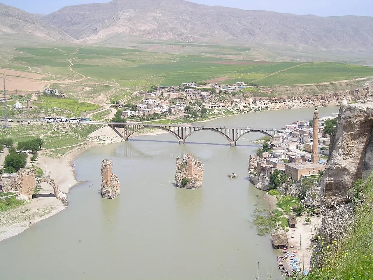 Hasankeyf Eski Şehir (kayıp + ayakta kalan)