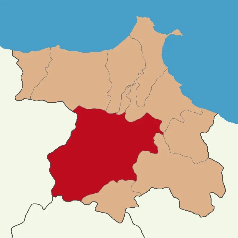 Boyabat; Boyabat ilçesinin konumu