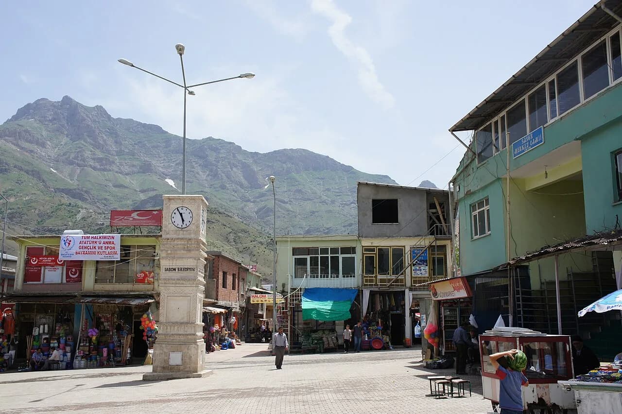 Sason İlçesi ve Reş Dağı