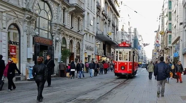 İstiklal Caddesi ve tarihi Beyoğlu sokakları
